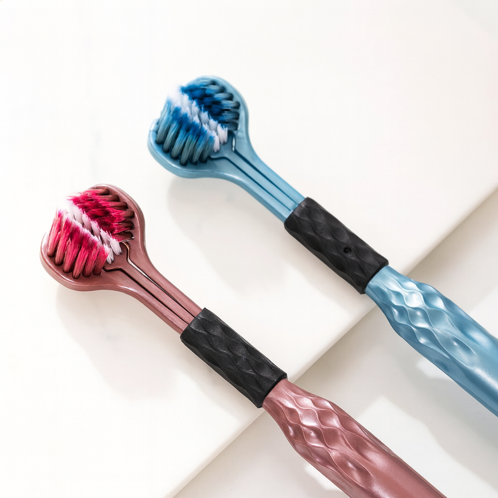 Brosse à Dents 3 Faces – Nettoyage Complet et Doux
