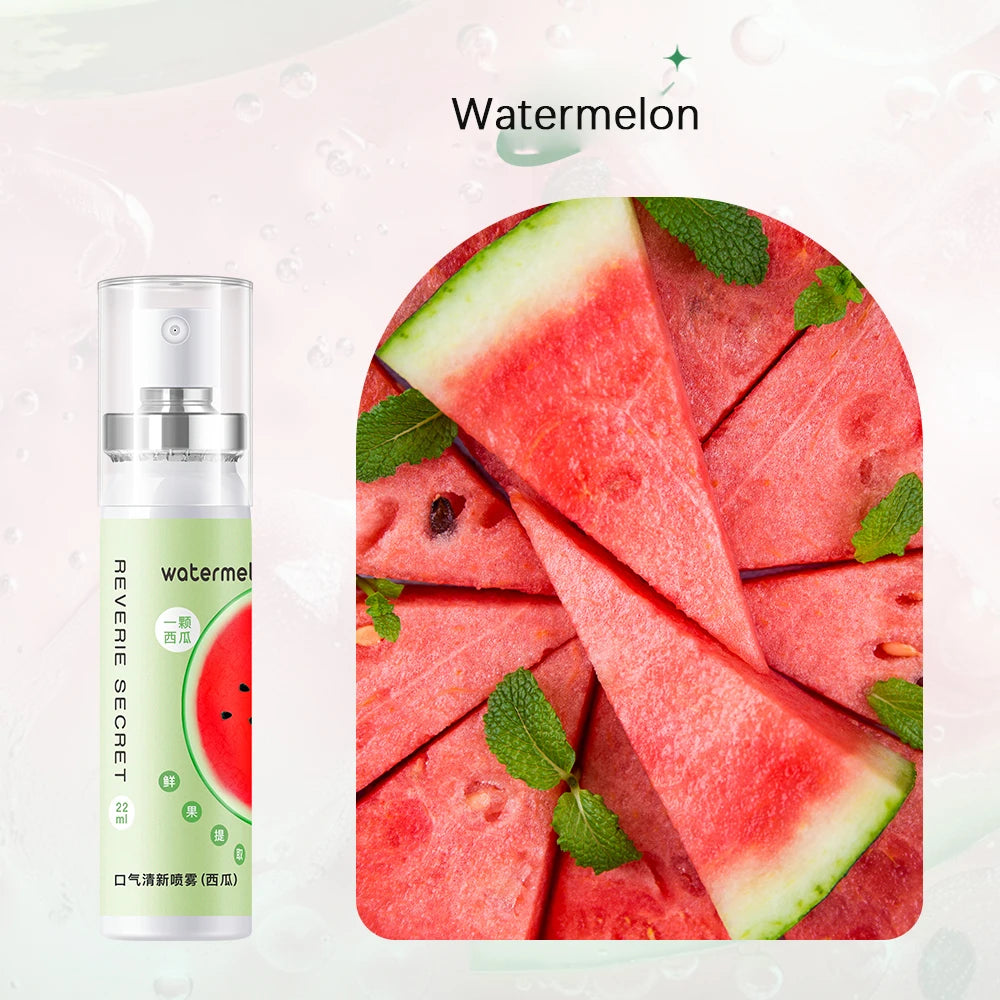 Brume buccale rafraîchissante aux fruits