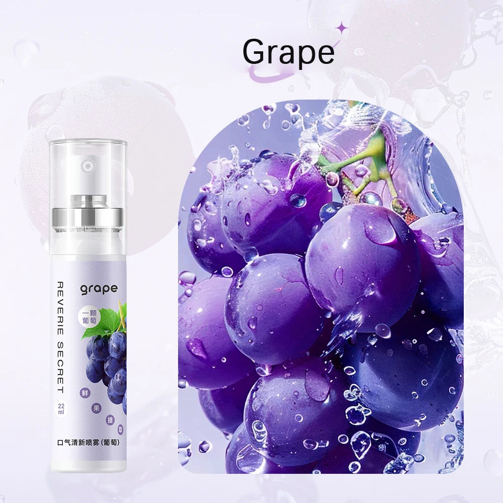 Brume buccale rafraîchissante aux fruits