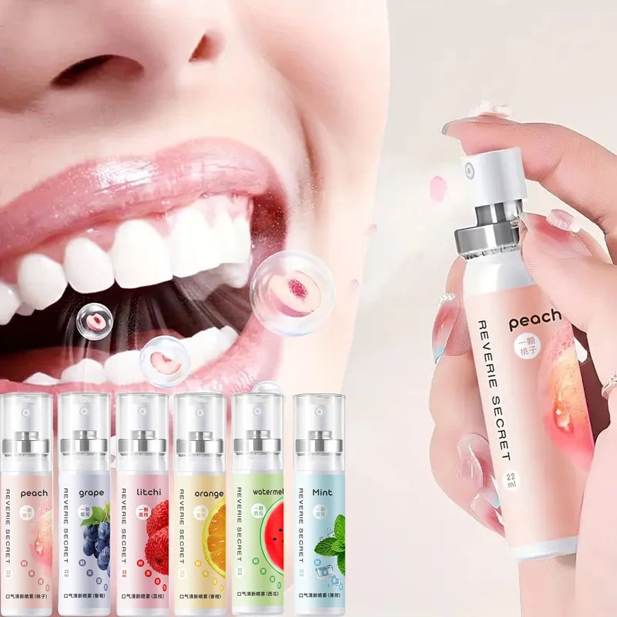 Brume buccale rafraîchissante aux fruits