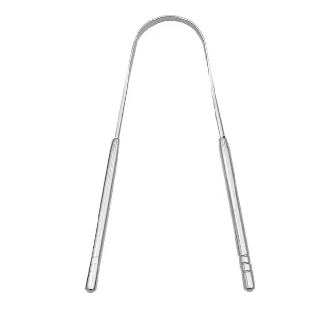 Gratte-langue en acier inoxydable