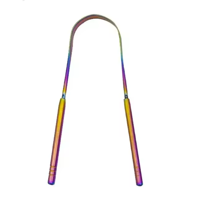 Gratte-langue en acier inoxydable